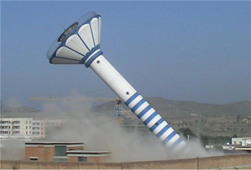 倒錐殼水塔拆除